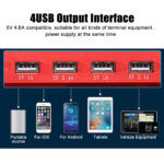 6000W Car Power Inverter Converter DC 12V To AC 240V 4 USB 2 UK Socket Sine Wave - Image 10