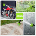 Cordless Car Pressure Washer Water High Power Jet Wash Cleaner Portable 2Battery - Image 3