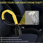 Steering Wheel Lock Anti-Theft Car Security Device Heavy Duty Seat Belt Lock - Image 4