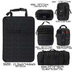 Car Tactical Seat Back Vehicle System Panel Organizer Packet Storage Bag UK - Image 3