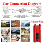 6000W Car Power Inverter Converter DC 12V To AC 240V 4 USB 2 UK Socket Sine Wave - Image 3